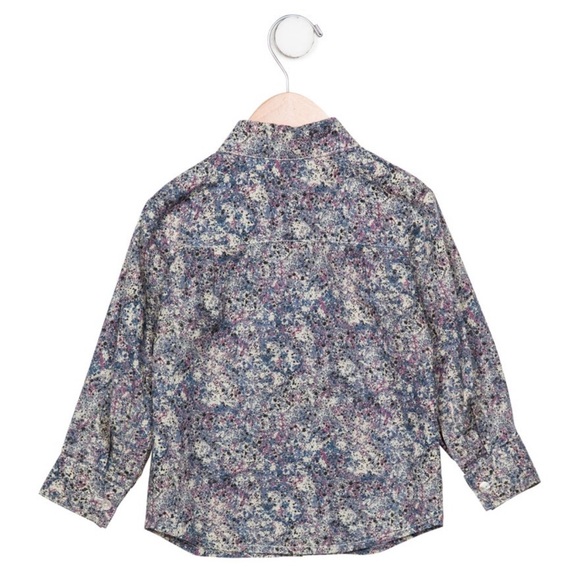 Charabia Boys' Patterned Button-Up Shirt Size: 4T - Picture 2 of 5